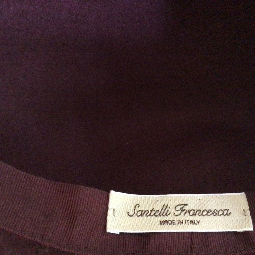 Italian Burgundy wool newsboy cap. EUC. - Picture 4 of 4
